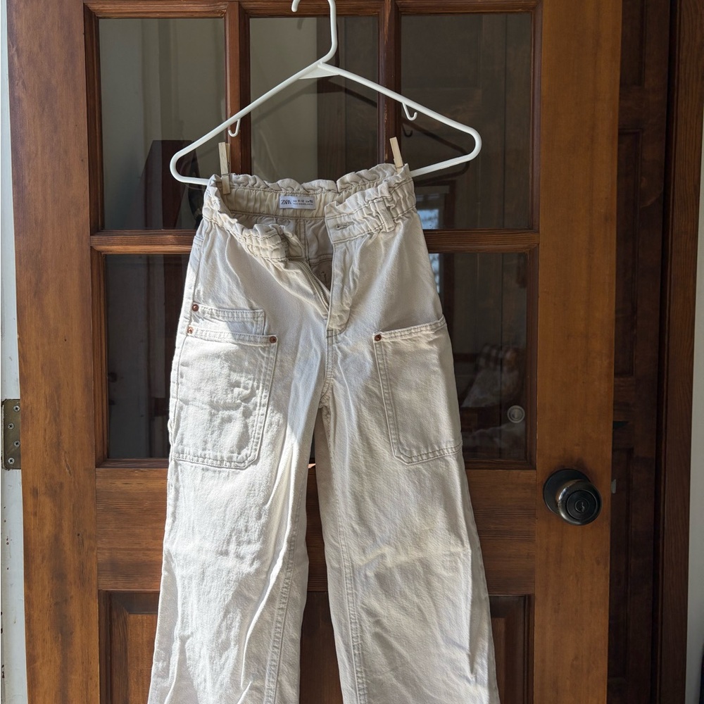Zara Kids Casual Cream Pants